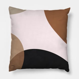 Abstract Shapes, Scandinavian Wall Art 1 Pillow