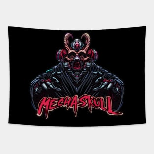 Mecha Skull Tapestry