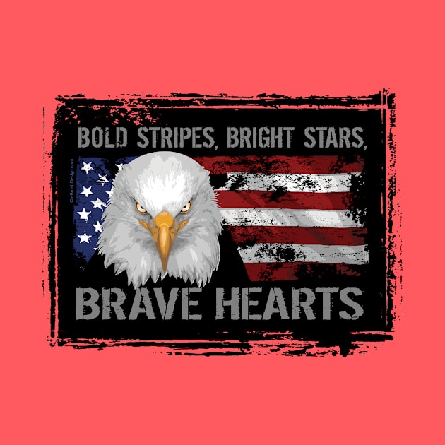 Brave American Hearts by eBrushDesign