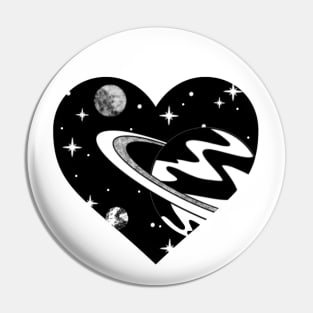 Space Heart Pin