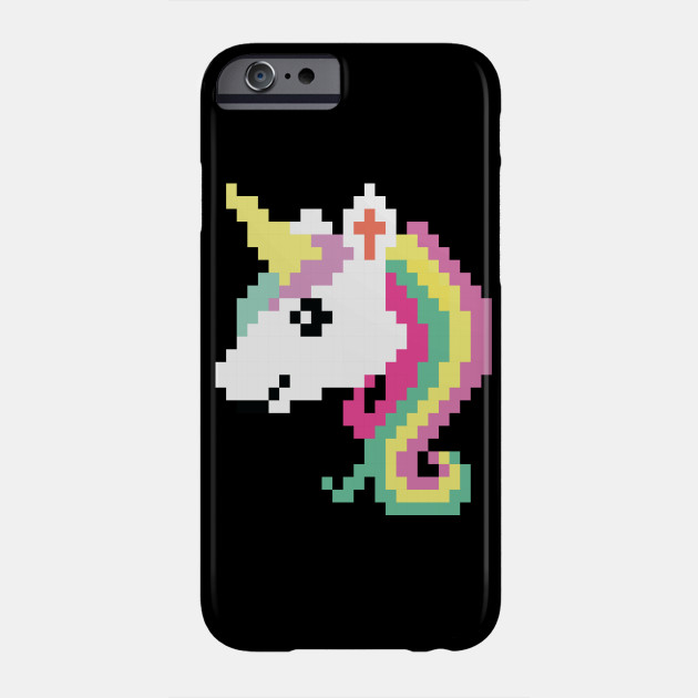 Retro Pixel Unicorn Video Gamer Girl Kids Gift Unicorn Gift Idea Phone Case Teepublic