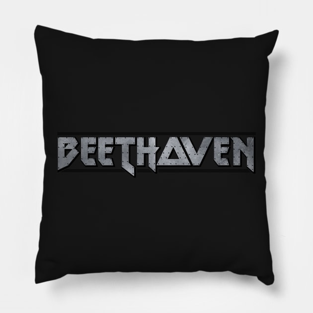 Beethoven logo Pillow by HelenaCooper