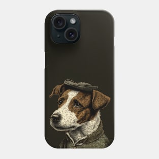 Jack Russell Terrier in 70's Underground Comix Phone Case