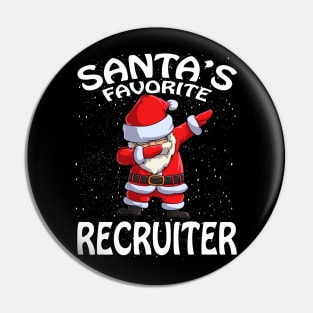 Santas Favorite Recruiter Christmas Pin