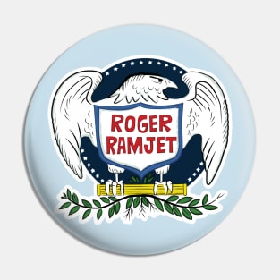 Roger Ramjet Bald Eagle Pin