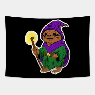 Wizard Sloth Tapestry