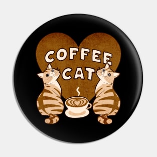 Coffee Cat Pin