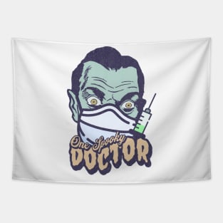 One Spooky Doctor Tapestry