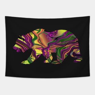 Free Flowing Bear Tapestry