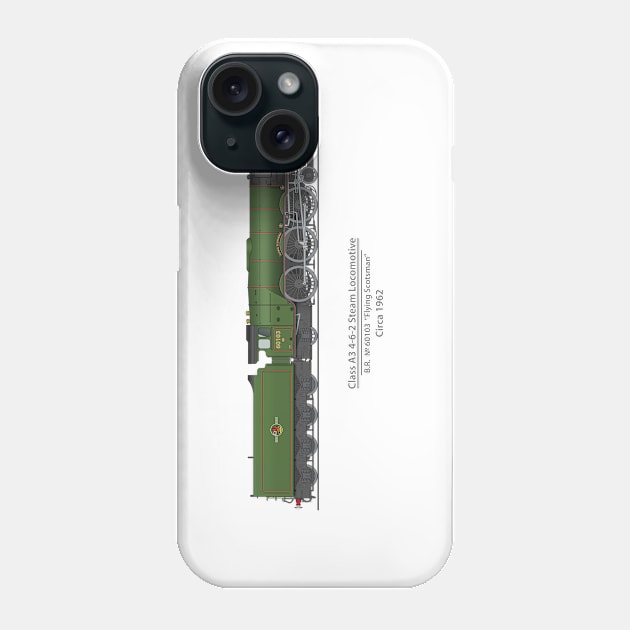 Flying Scotsman Circa 1962 Phone Case by SteveHClark