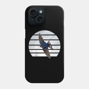 Barn Swallow Winter Snow Bird Watching Birding Ornithologist Gift Phone Case