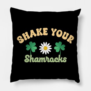 Shake Your Shamrocks Funny Meme Irish Saint Patrick's Day Pillow