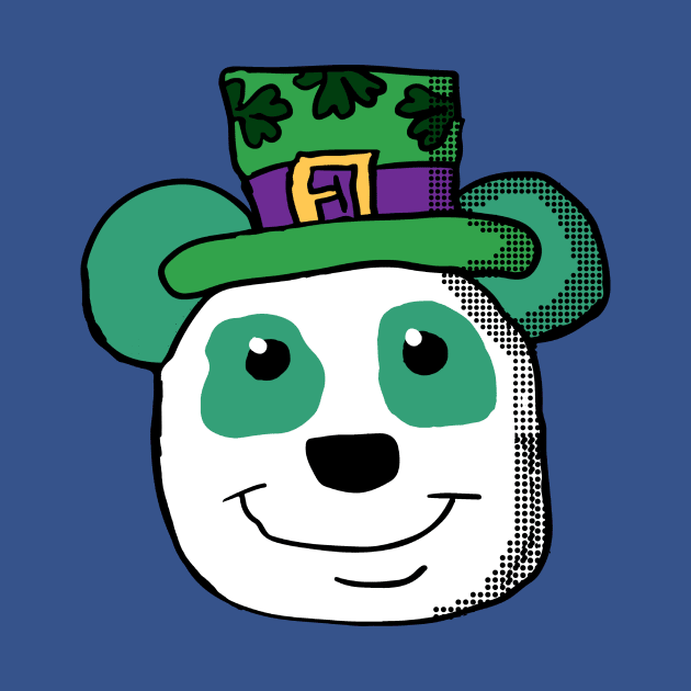 Irish Panda Head by Eric03091978