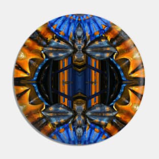 Kaleidoscope Bees Design Pin