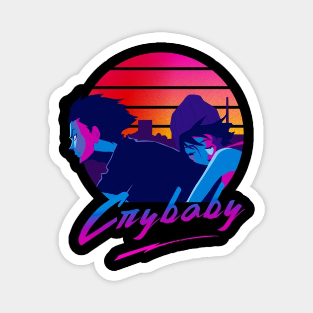 Crybaby 80s Magnet by geekmethat