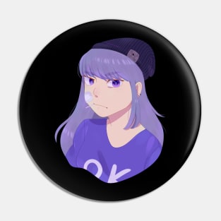 Purple Girl Pin