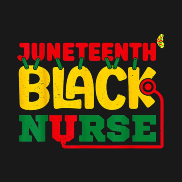 Juneteenth Celebrate Black Nurse by Madridek Deleosw