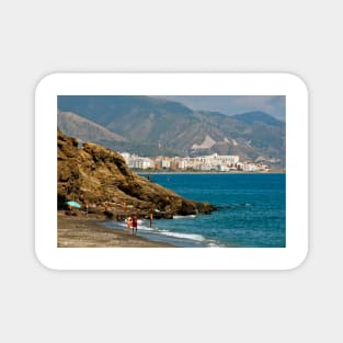 Penoncillo Beach Torrox Costa Nerja Spain Magnet