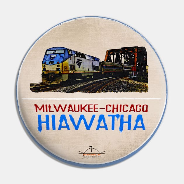 Amtrak Hiawatha • Milwaukee-Chicago Pin by The MKE Rhine Maiden