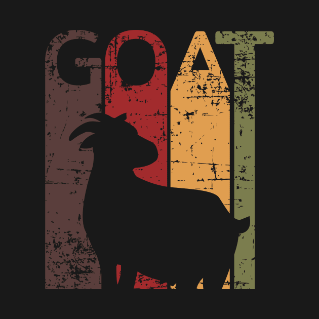 Funny Goat Farmer Retro Vintage For Goat Milk Love by Shirtglueck