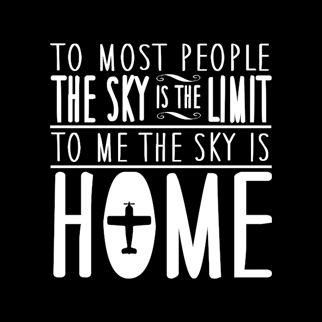 Sky is home, not the limit (black) by nektarinchen