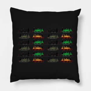 Terrier Steam Loco Print Pillow