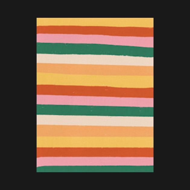 Rainbow stripes Pattern by Gigi Rosado