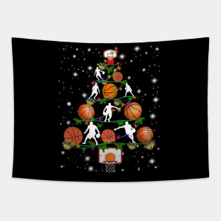 Basketball Christmas Tree Costume Gift Tapestry