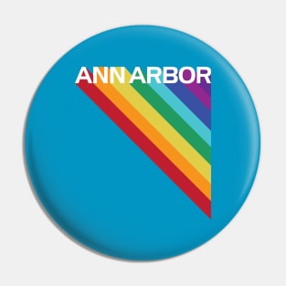 Ann Arbor Rainbow Pin