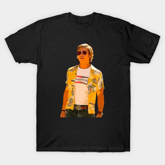 in Brad Pitt Champion - T-Shirt | TeePublic