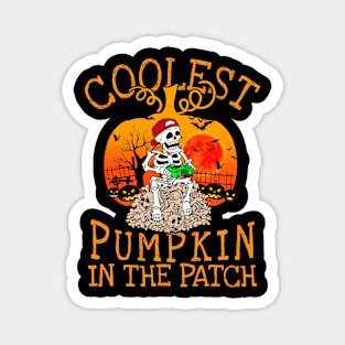 Halloween Coolest Pumpkin In The Patch Boys Girls Kids Magnet