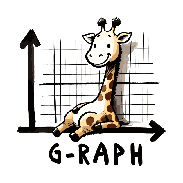 Graph Data Giraffe by DoodleDashDesigns