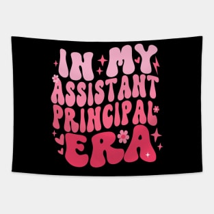 Groovy In My Assistant Principal Era Job Title School Worker Tapestry