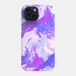 Purple Wavy Abstract Phone Case