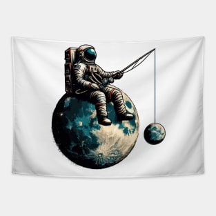 Funny Astronaut Tapestry