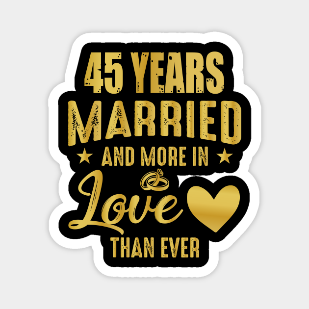 45 Years of Marriage, 45th Wedding Anniversary for married couples