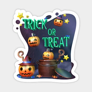 Trick or treat Magnet