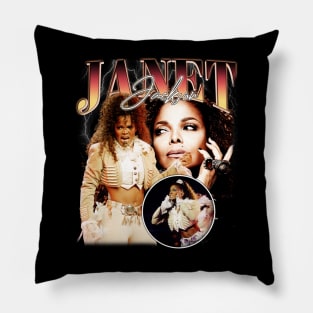 Janet Jackson Vintage Tour Concert Pillow