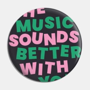 Music is my life Pin