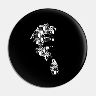 Karl Marx BnW Pin