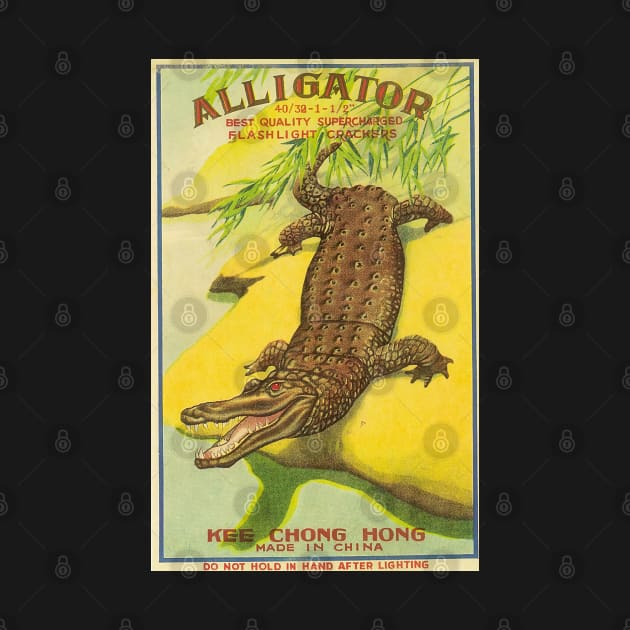 VINTAGE FIRECRACKER ALLIGATOR by kakeanbacot