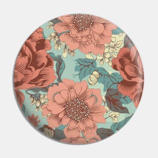 Colorful Flower Pattern V12 Pin