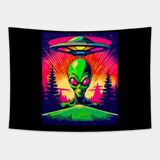 Alien Believe Tapestry