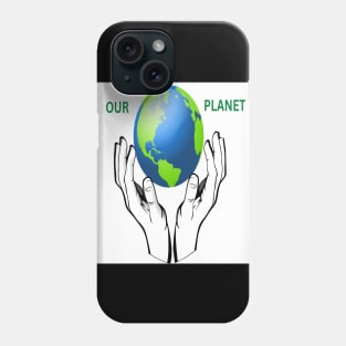 Our planet in our hands. Phone Case