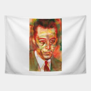 ALBERT CAMUS - watercolor portrait.1 Tapestry