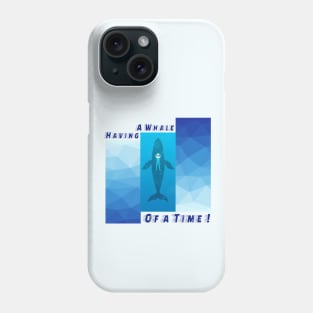 Having A Whale Of A Time Ocean Lover Phone Case