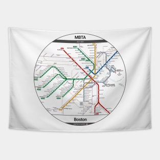 Subway - Boston Tapestry