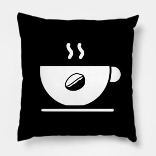 Black and white coffee Pillow