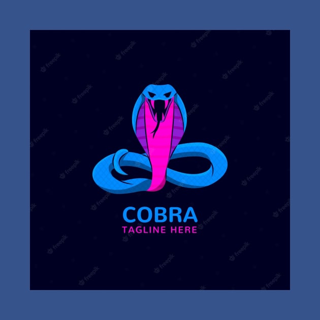 Cobra tagline here logo design of T-shirt by Best designing 