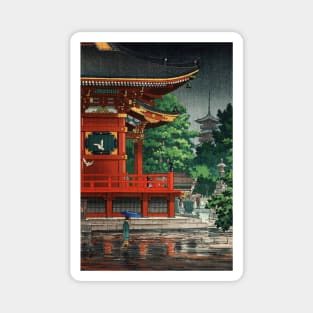 Asakusa Kannondo Temple by Tsuchiya Koitsu Magnet